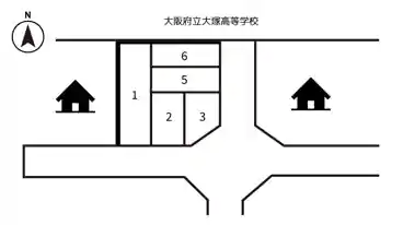 特P 西大塚2-466-182駐車場の図面