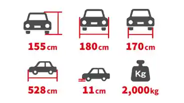 特P 【高さ155cm以下】日曜・祝日／10:00～20:00　新宿TRビル駐車場のその他2