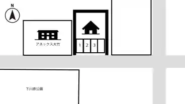 特P 狩宿新町2-93駐車場の図面