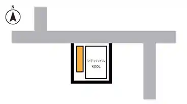 特P 《軽自動車》大宮1-4-10駐車場の図面