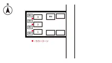 特P 【第二】上篠崎3-4駐車場の図面