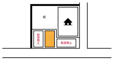 特P ほら貝1-393駐車場の図面