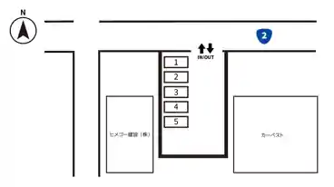 特P 市川橋通二丁目45番地駐車場の図面