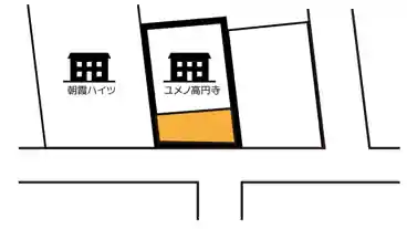 特P 《軽自動車》高円寺北4-38-11駐車場の図面