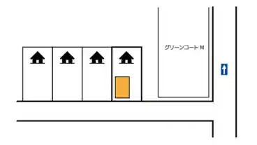 特P 《軽・コンパクト》下井草3-27-14駐車場の図面