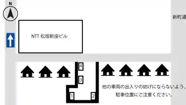 特P 新座町1071-2付近駐車場の図面