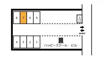 特P 【7番/日】西大寺北町1-2-4駐車場の図面