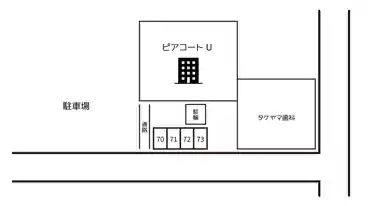 特P ≪軽自動車≫澤1101-1駐車場の図面