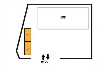 特P てるや駐車場の図面