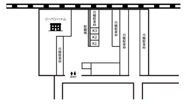 特P 《軽自動車専用》莵道田中39-1駐車場の図面