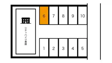 特P シティハイツ美鈴駐車場の図面