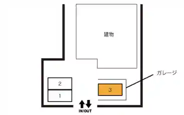 特P 【屋根あり】福住一条1-8-8駐車場の図面