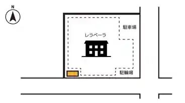 特P 《バイク専用》北三十三条東16-4-16駐車場の図面