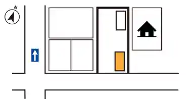 特P 木川西1-4-9駐車場の図面