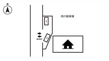 特P 梅の宮3-52駐車場の図面