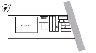 特P 加古川町友沢22-8駐車場の図面