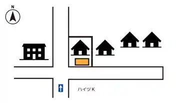 特P 《軽自動車》大井2-18-16駐車場の図面