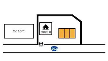 特P 二丈福井6064-5付近駐車場の図面