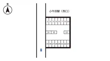 特P ＳＫコゴタ有料駐車場の図面