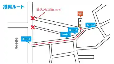 特P 幡ヶ谷3-7-4駐車場の図面