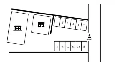特P 《8番》サンパルテ駐車場の図面