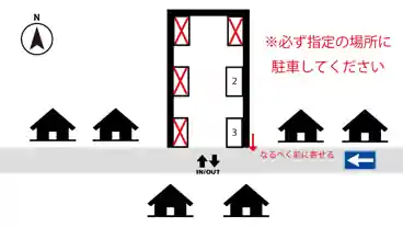 特P 中央2-22-18駐車場の図面