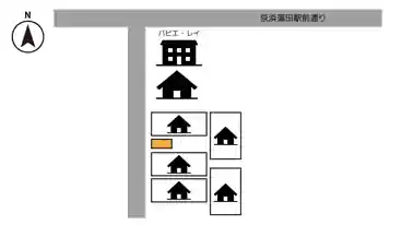 特P 《軽・コンパクト》南蒲田1-8-6駐車場の図面