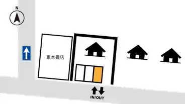 特P 東光町1-80駐車場の図面