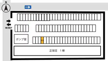 特P 【65番】正保荘駐車場の図面