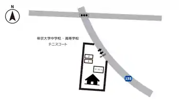 特P 堀之内1242-5駐車場の図面