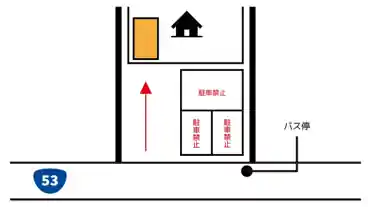 特P 【建物下】富田町1丁目5-8-2駐車場の図面