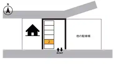 特P 木戸２丁目１3駐車場の図面