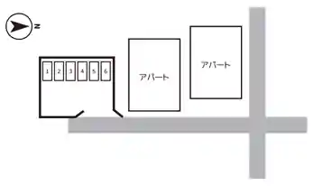 特P 中田東1-19-2駐車場の図面