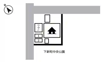 特P 下新町10-27駐車場の図面