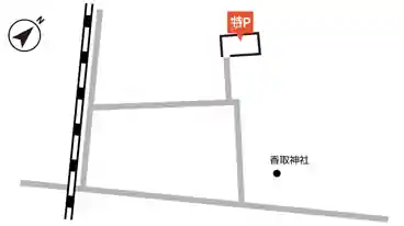 特P 《軽自動車》中里87-6駐車場の図面