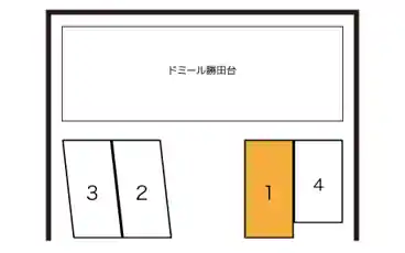 特P 勝田台3-39-7駐車場の図面