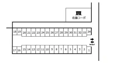 特P かわらしパーキングの図面