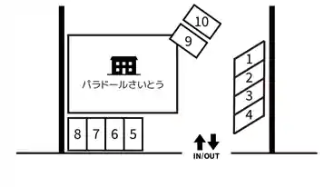 特P 南三十五条西10-3-19駐車場の図面