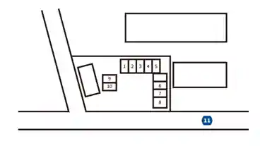 特P 小文間3872駐車場の図面