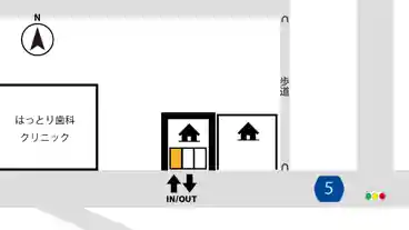 特P 八幡町西赤土４１−１付近駐車場の図面