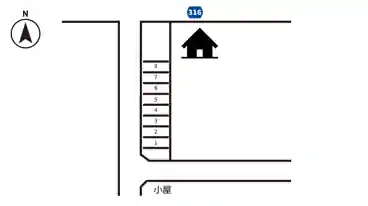 特P 下江町23駐車場の図面