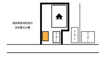 特P 新居屋岩屋58-6駐車場の図面