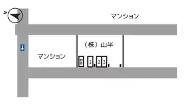 特P 問屋町13-3駐車場の図面