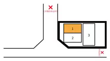 特P 【1番】福万寺町北3-82-15駐車場の図面