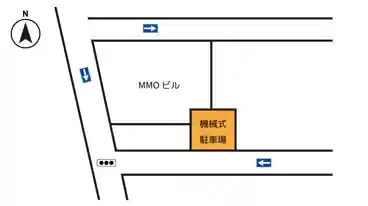 特P 難波中2-3-12駐車場の図面