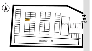 特P 【569番】桶狭間荘駐車場の図面