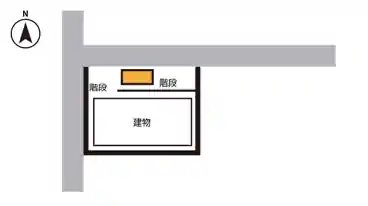 特P 《軽自動車》コーポしの駐車場の図面