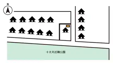 特P 十太夫近隣公園前駐車場の図面