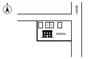 特P 【2番】柴崎町2-17-1駐車場の図面