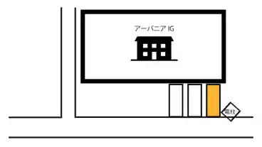 特P 富木島町石ヶ根25駐車場の図面